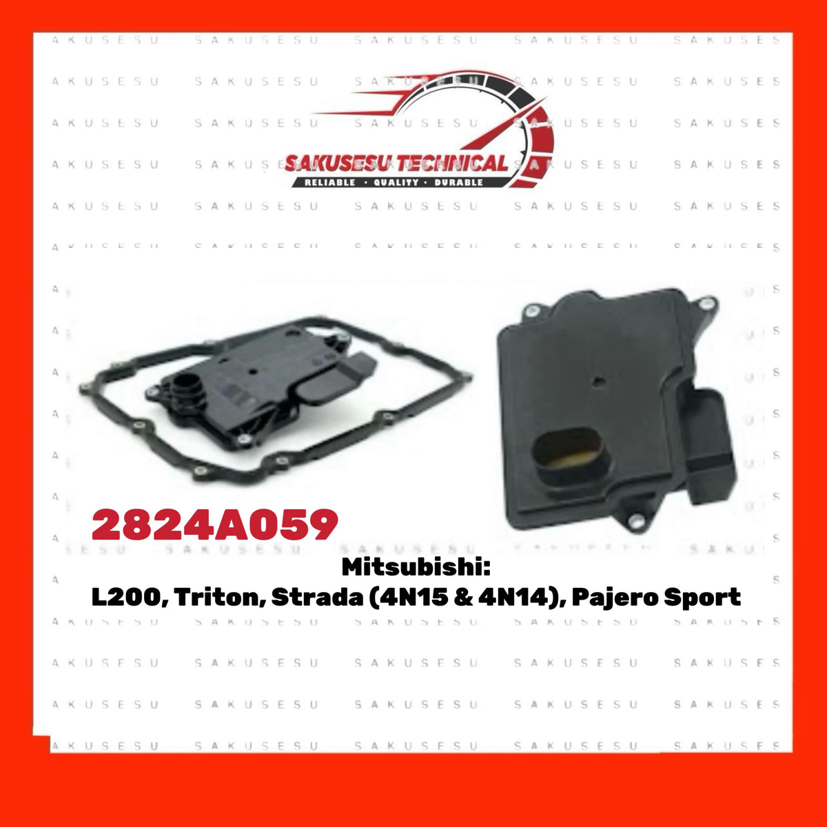 2824A059 Mitsubishi Auto Transmission Filter For Mitsubishi: L200, Triton, Strada (4N15 & 4N14), Pajero Sport