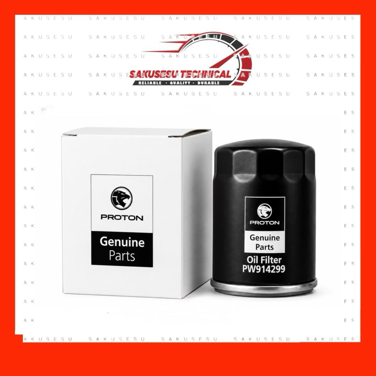PW914299 Proton Oil Filter For Saga 1.5, Saga VVT, Saga MC3