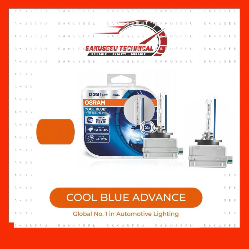 Osram Cool Blue Advance Headlight Bulb - 5000K - Mega White