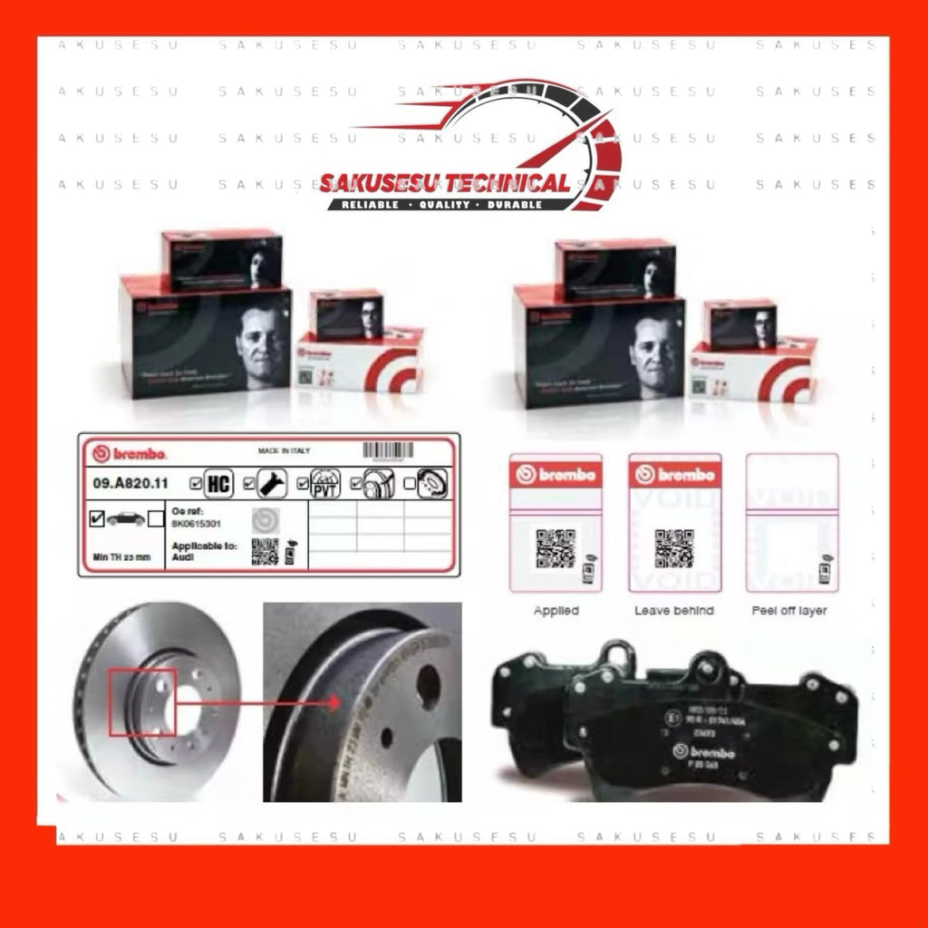 P16003 Brembo Front Prime Disc Brake Pad For Perodua Kancil 660 850, Daihatsu Mira L500