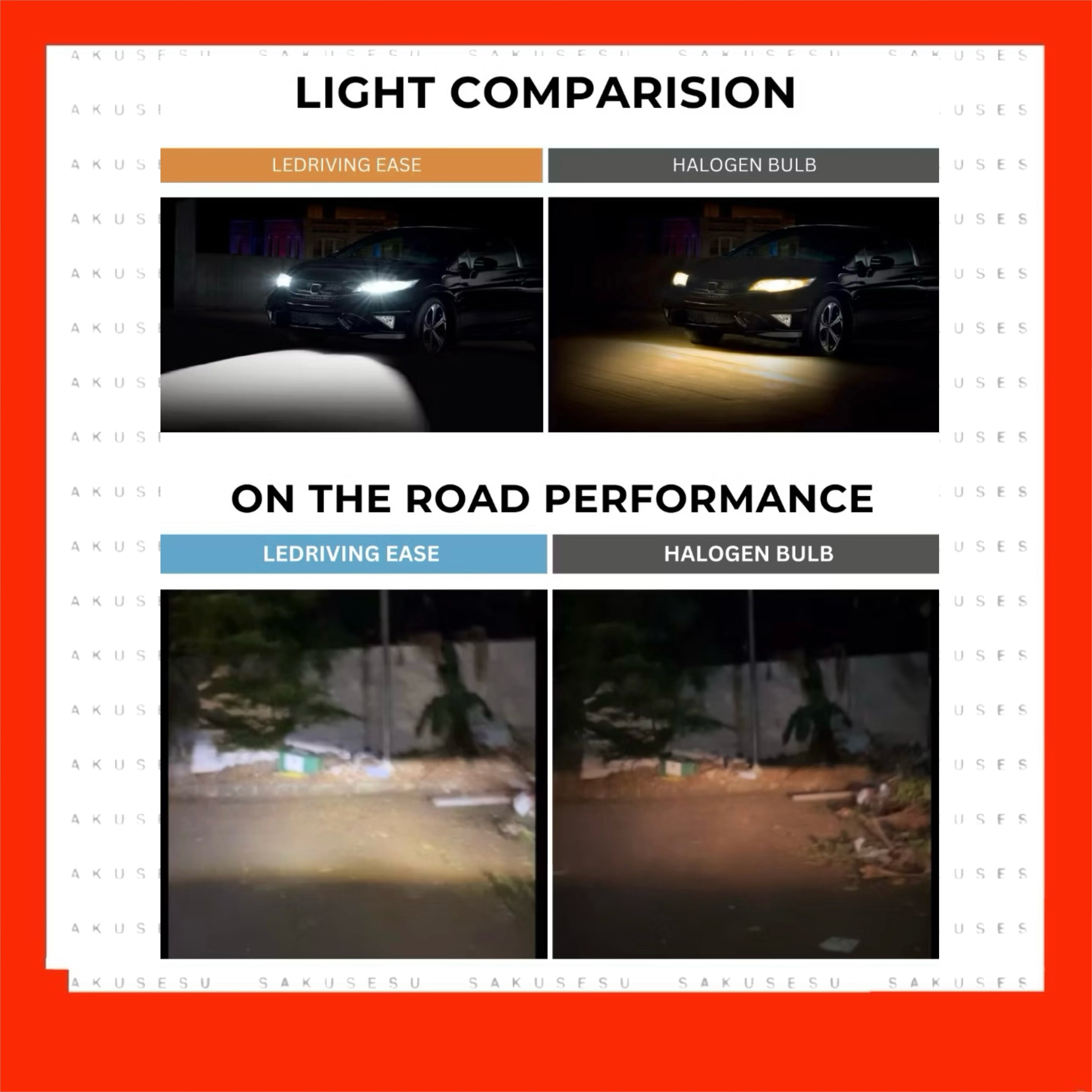 Osram LEDriving HL EASE Headlight Bulb - 6000K - White Colour