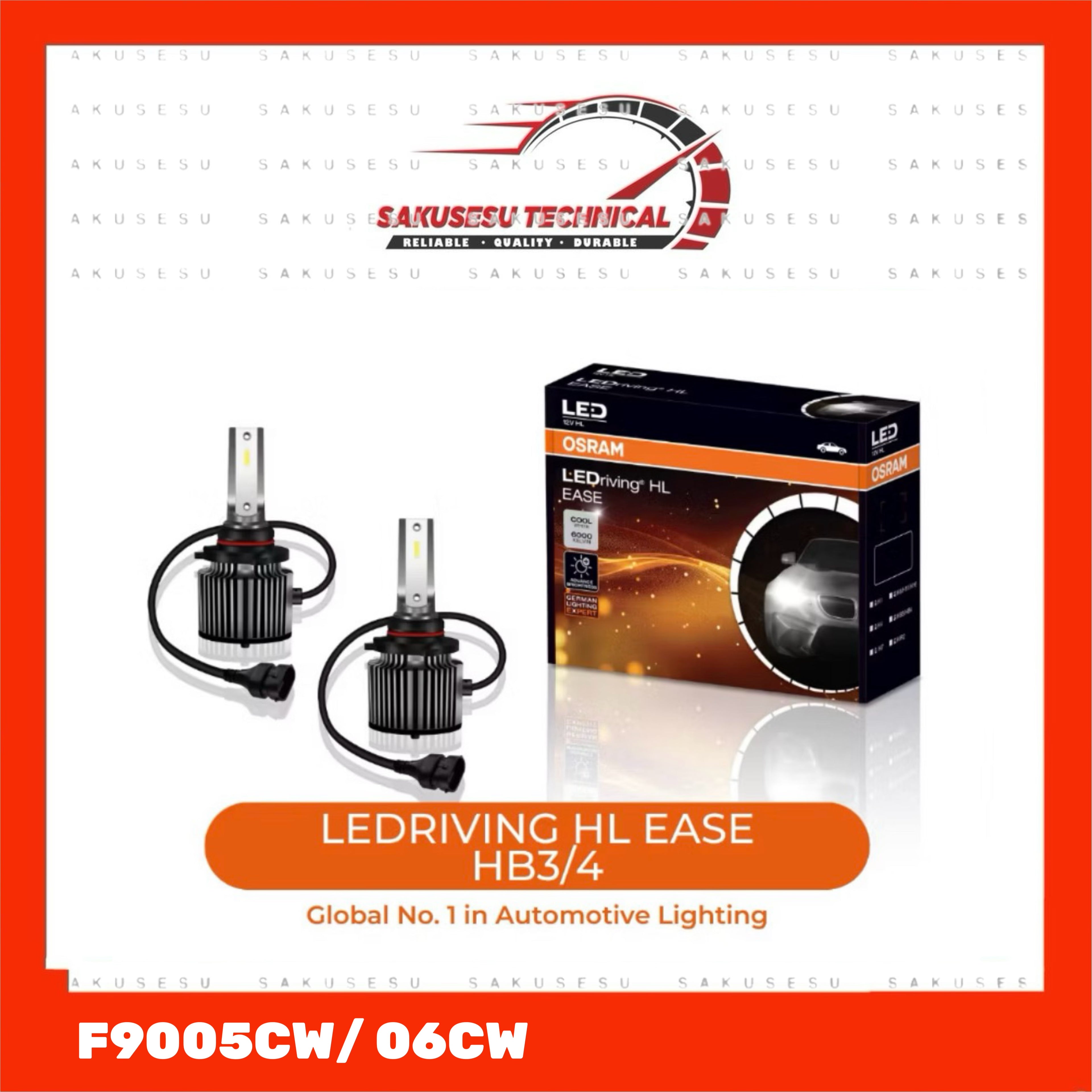 Osram LEDriving HL EASE Headlight Bulb - 6000K - White Colour