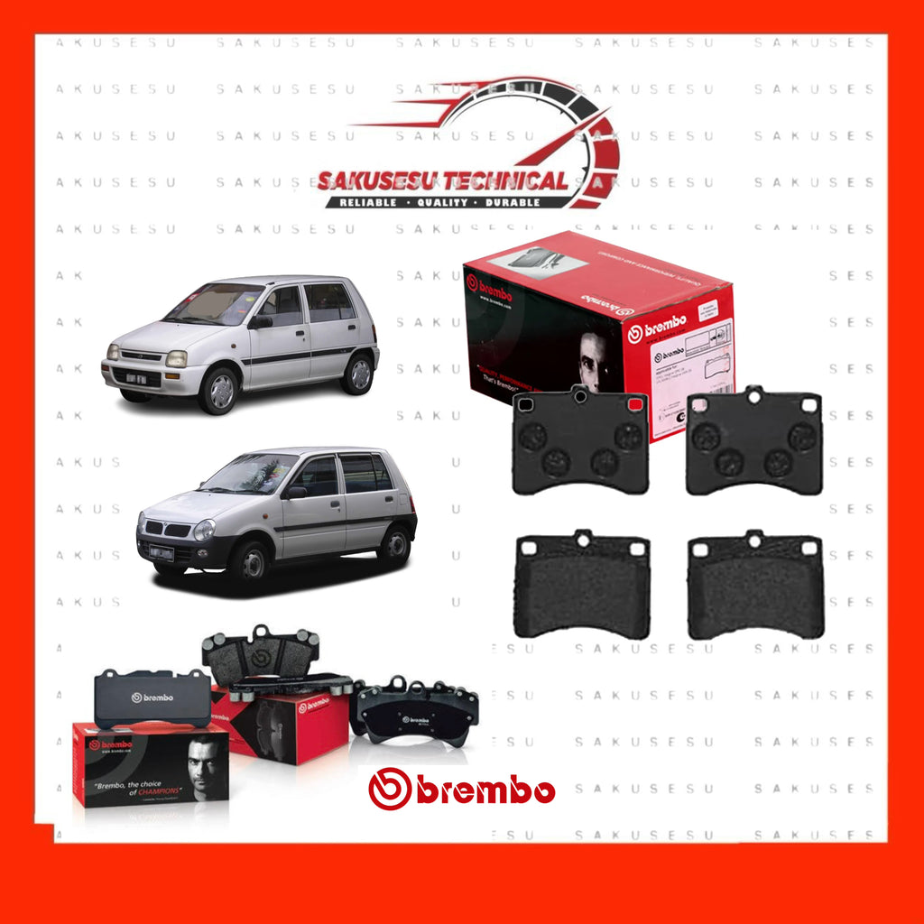 P16003 Brembo Front Prime Disc Brake Pad For Perodua Kancil 660 850, Daihatsu Mira L500