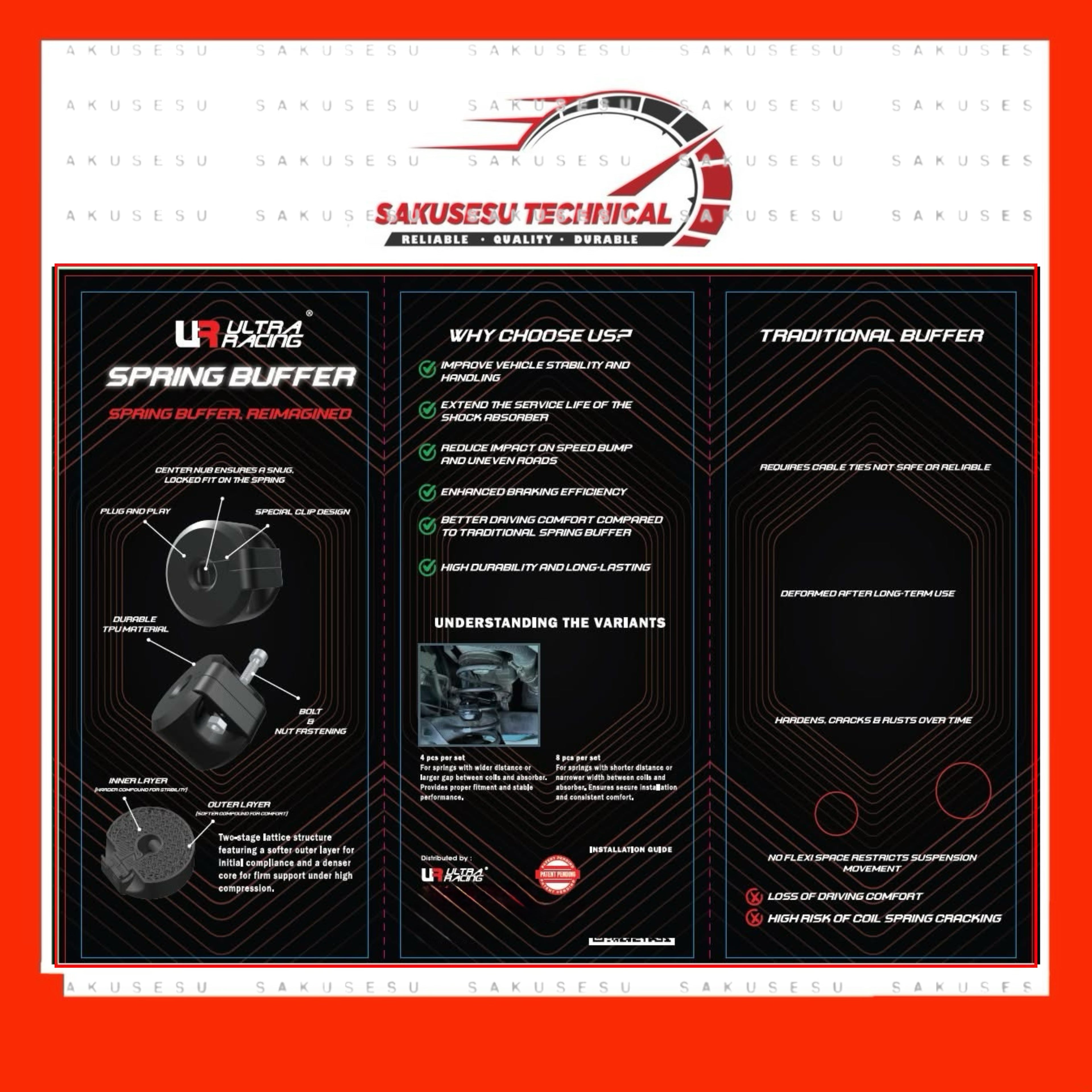 Ultra Racing Coil Spring Buffer