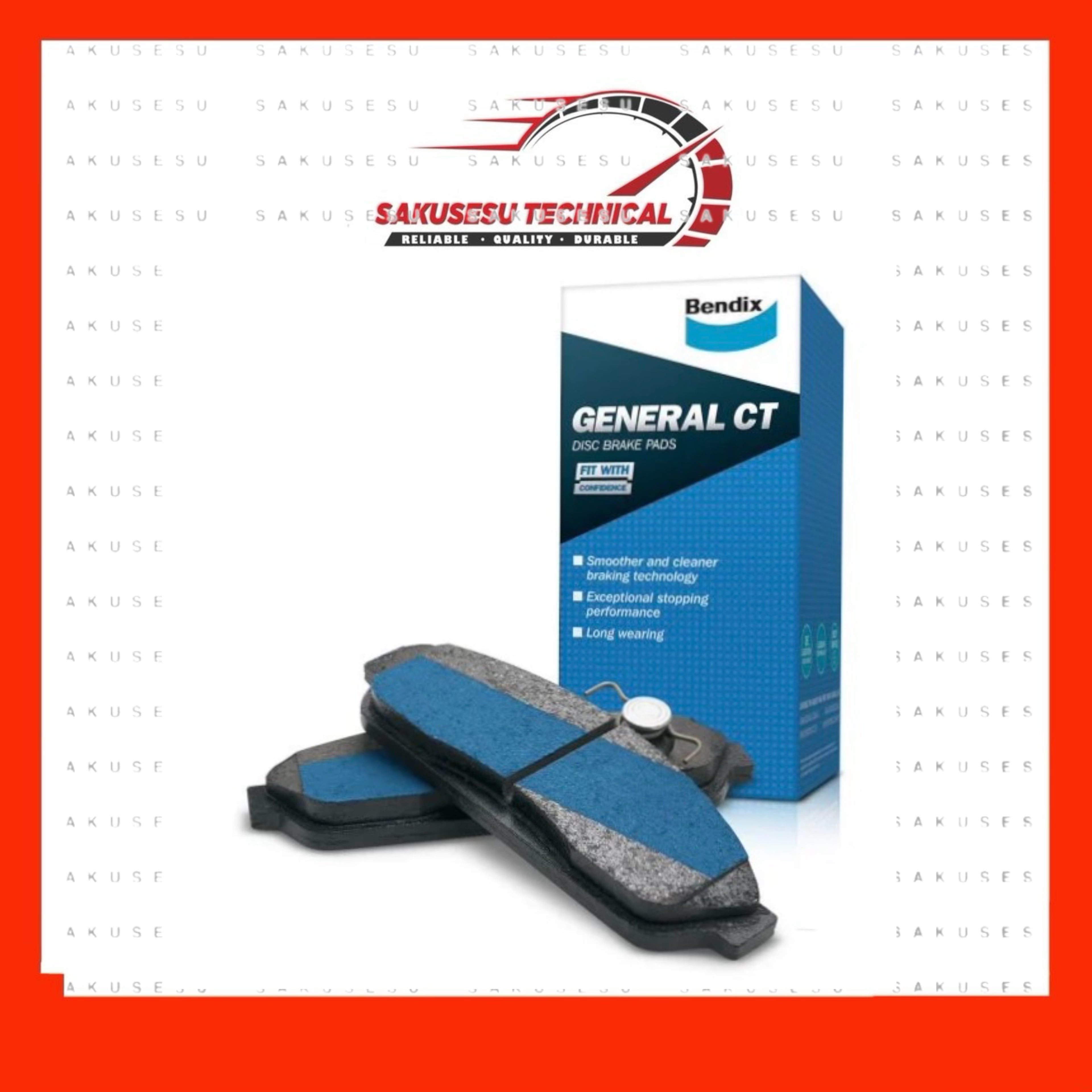 DB1803 Bendix Rear Disc Brake Pad For Toyota 86 ZN6 2.0, Subaru WRX GJ GK, Forester SH, XV SJ, Impreza S-GT